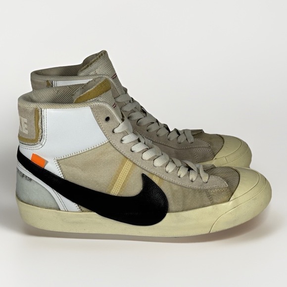 Nike Blazer Mid Off-White The Ten OG 2017 AA3832-100 Virgil‎ Abloh Men's Size 8